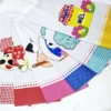 Pano PatchWork barrado 48X68 100% algodão - Imagem 3