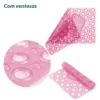 Tapete Antiderrapante Box Banheiro Ventosa - Rosa - Imagem 2